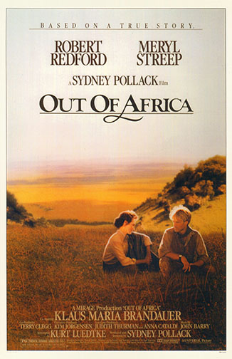 1985 (58th) Best Picture: “Out of Africa” 1985 (58th) Best Picture: “Out of Africa”