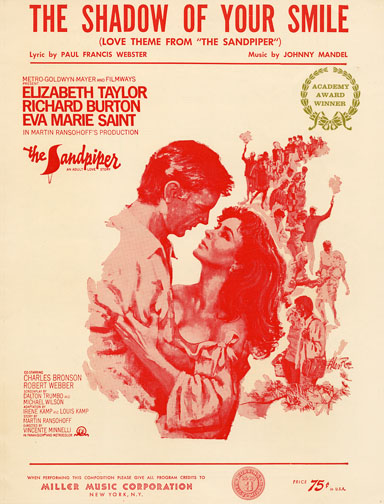 1965 (32nd) Best Song: “The Shadow of Your Smile” 1965 (32nd) Best Song: “The Shadow of Your Smile”