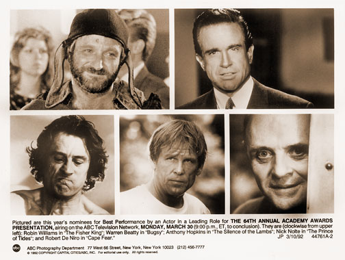1991 Best Actor nominees 1991 Best Actor nominees