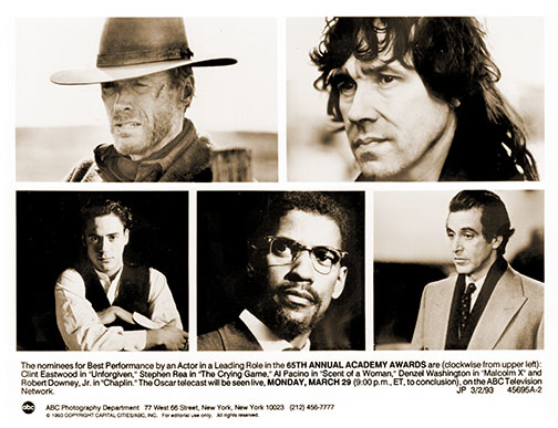 1992 Best Actor nominees 1992 Best Actor nominees