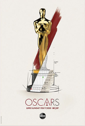 2019 (92nd) Academy Award Ceremony Poster 2019 (92nd) Academy Award Ceremony Poster