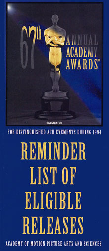 1994 (67th) Reminder List 1994 (67th) Reminder List