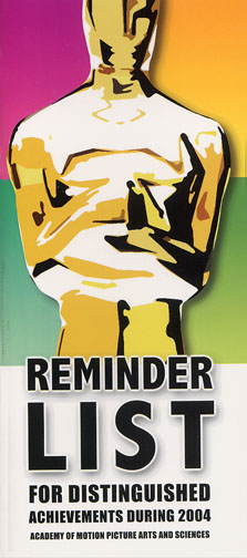 2004 (77th) Reminder List 2004 (77th) Reminder List