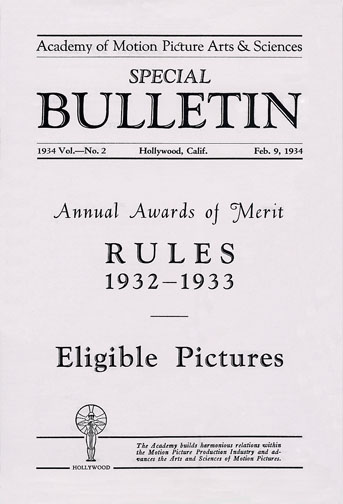1932-33 (6th) Voting Rules 1932-33 (6th) Voting Rules